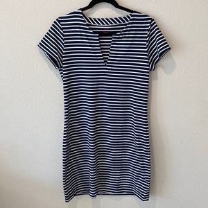 Vineyard Vines Striped Sankaty Tunic Dress in Deep Bay Color